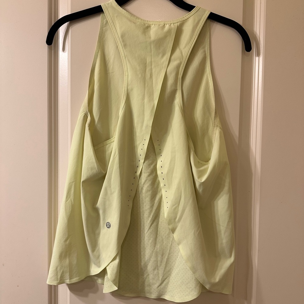 Women's Lime Green/Neon Yellow Sleeveless Top - Picture 4 of 4